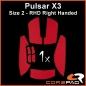 Preview: Corepad Soft Grips Grip Tape BTL BT.L Pulsar X3 Size 2 Medium Regular RHD Right Handed Hand